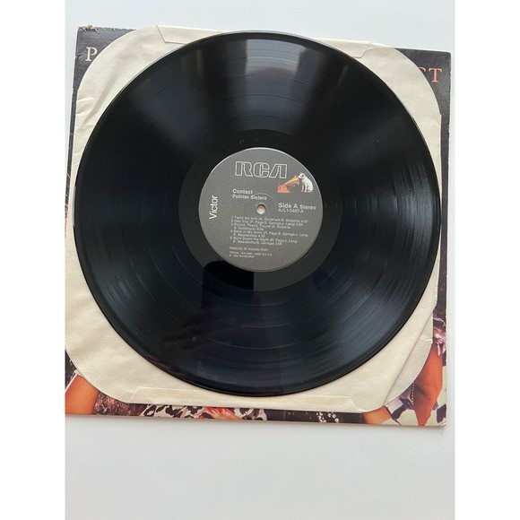 Pointer Sisters Contact LP 1985 RCA Victor AJL1-5487 - Picture 4 of 8